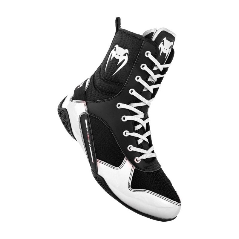 Chaussures de boxe Venum Elite - Noir/Blanc