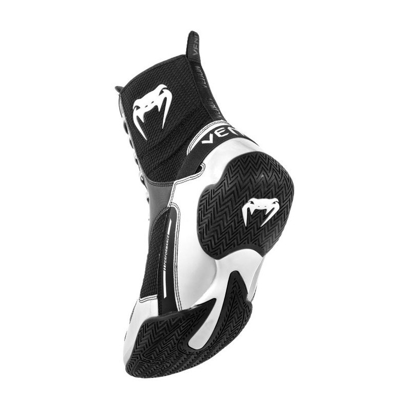 Chaussures de boxe Venum Elite - Noir/Blanc
