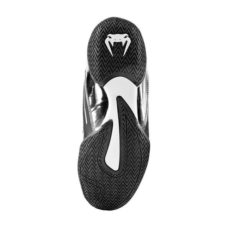 Chaussures de boxe Venum Elite - Noir/Argent