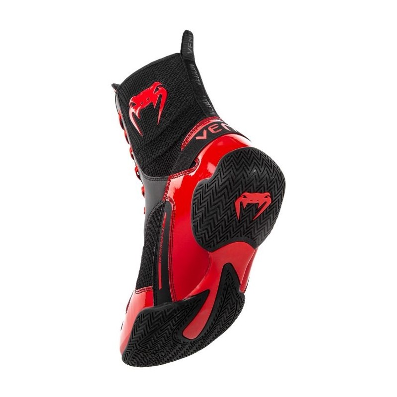 Chaussures de boxe Venum Elite - Noir/Rouge