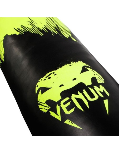 Sac de frappe Venum Hurricane 2.0 - Jaune fluo/Noir - Plein - 130 cm