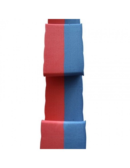 Puzzel mat 100 x 100 x 2,5 cm Rood/Blauw