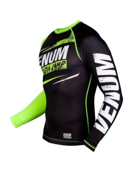 T-SHIRT DE COMPRESSION VENUM TRAINING CAMP - NOIR/JAUNE FLUO