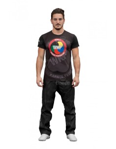 WKF Full Print T-Shirt Zwart 2
