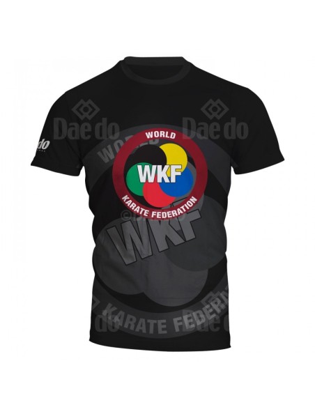 T-Shirt Imprimé Complet WKF Noir