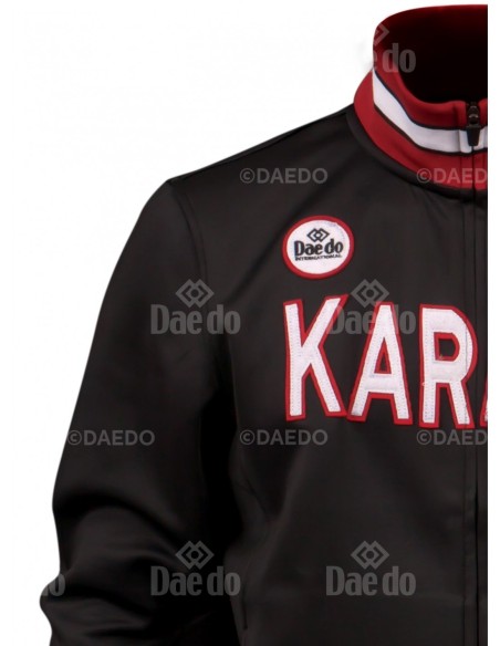 WKF Slim Jas Karate Zwart