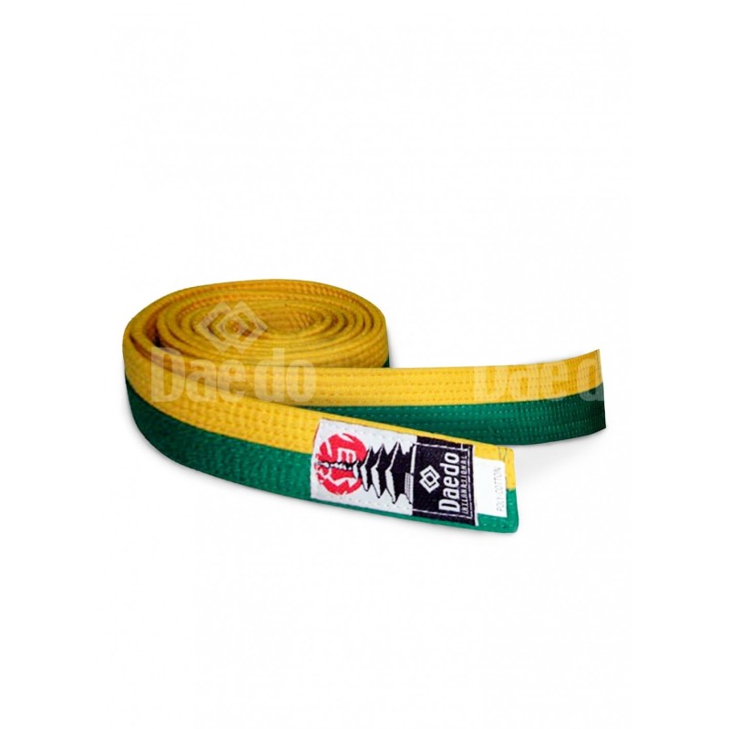 Ceinture Jaune/Vert Daedo