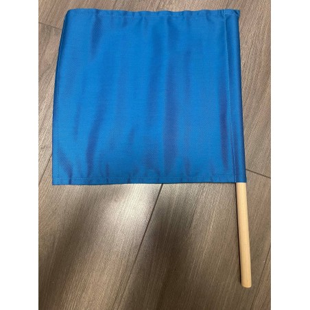 Drapeau d’arbitrage avec manche en bois