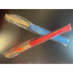 Drapeau d’arbitrage avec manche en bois 2