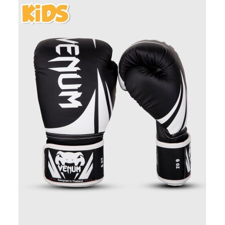 GANTS DE BOXE VENUM CHALLENGER 2.0 KIDS - NOIR/BLANC