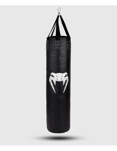 SAC DE FRAPPE VENUM CHALLENGER + CROCHET DE FIXATION - NOIR/BLANC - PLEIN - 170CM