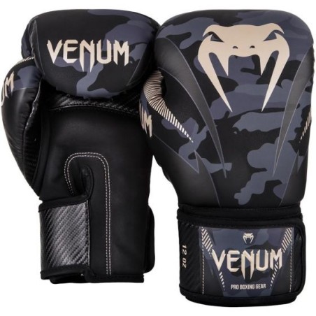 GANTS DE BOXE VENUM IMPACT - DARK CAMO/SABLE