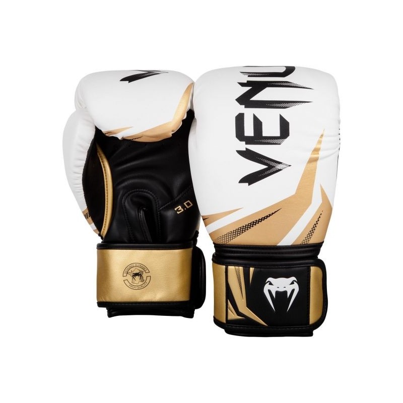 GANTS DE BOXE VENUM CHALLENGER 3.0 - BLANC/OR