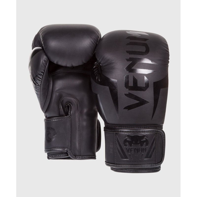 GANTS DE BOXE VENUM ELITE - NOIR VENUM
