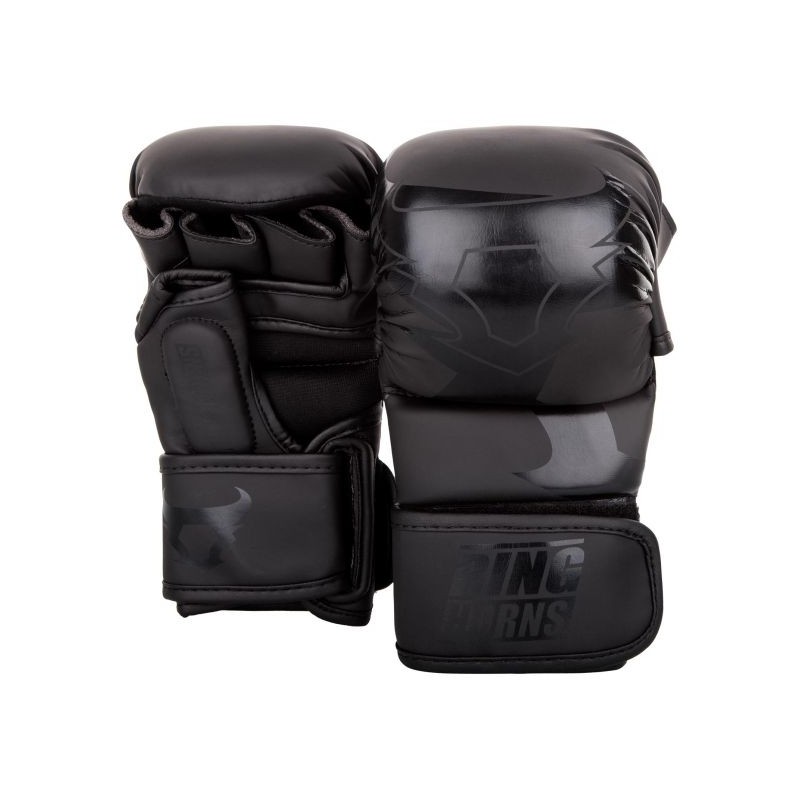 GANTS DE SPARRING RINGHORNS CHARGER - NOIR/NOIR