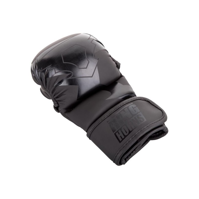 GANTS DE SPARRING RINGHORNS CHARGER - NOIR/NOIR