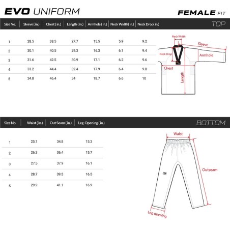 DOBOK TUSAH EVO  (Female Fit)