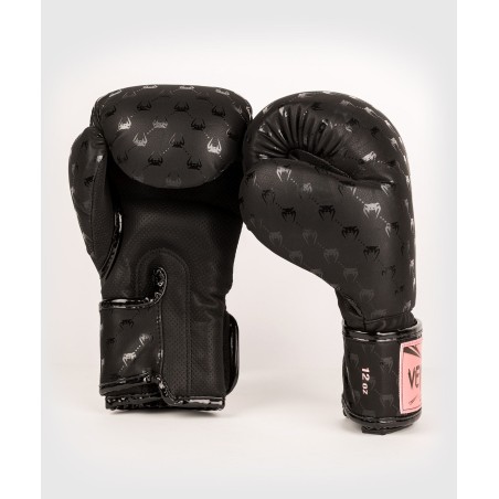GANTS DE BOXE VENUM IMPACT MONOGRAM - NOIR/ ROSE DORÉ