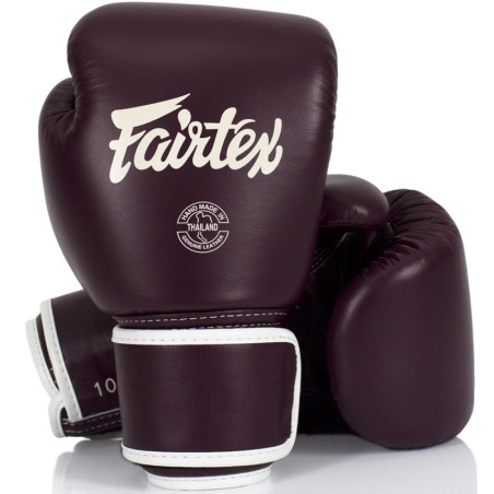 FAIRTEX FXV16 TRAININGSHANDSCHOENEN BOURGONDISCH LEREN TOP