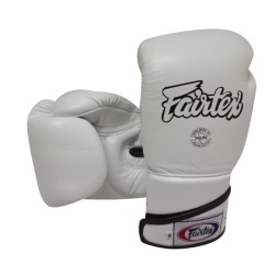 FAIRTEX FXV6 WITTE LEREN TOP TRAININGSHANDSCHOENEN