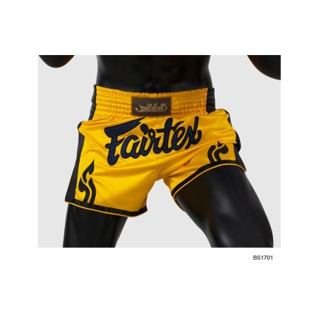 FAIRTEX GEEL/ZWART THAISE BOKSHORT