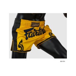 FAIRTEX GEEL/ZWART THAISE BOKSHORT 2