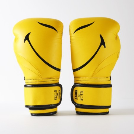 ELION PARIS "SMILEY" TRAININGSHANDSCHOENEN GEHEEL GEEL THAIS LEER