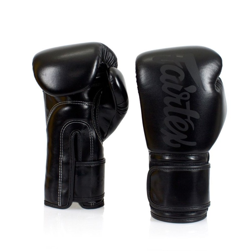 Gants d'entrainement FAIRTEX Micro Fibre "SOLID BLACK"