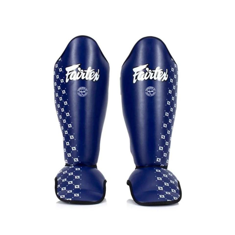PROTÈGES TIBIAS & PIEDS FAIRTEX SP5 BLEU CUIR TOP