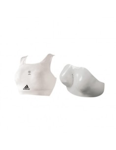 Protège poitrine coque + brassière WKF adidas 2