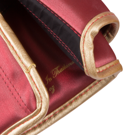 Gants d'entrainement ELION - ( Cuir skintex ) - Rouge metalisé