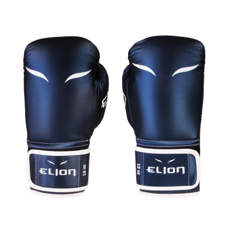 Gants d'entrainement ELION - ( Cuir skintex ) - Bleu metalisé