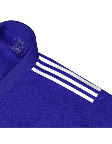 kimono de judo bleu Champion II-IJF adidas