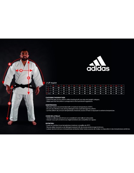 Witte Judo Kimono CHAMPION III IJF