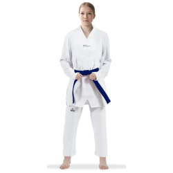 DOBOK DE COMPÉTITION STYLE WT COL BLANC