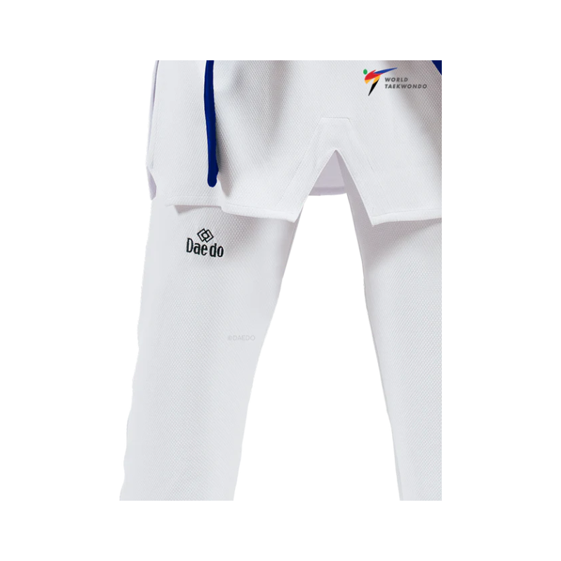 DOBOK DE COMPÉTITION STYLE WT COL BLANC