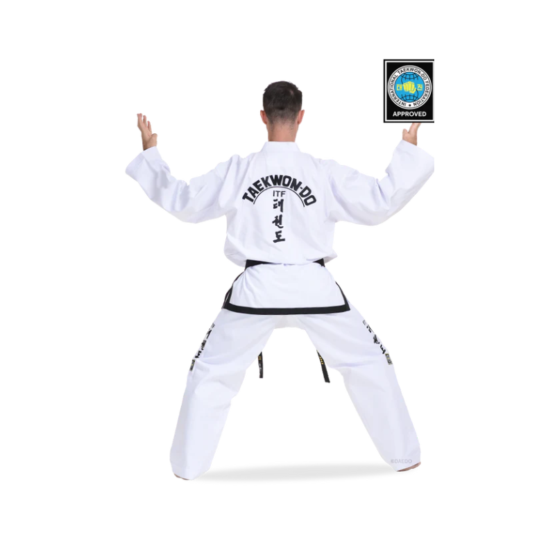 ITF-goedgekeurde zwarte band (twill)