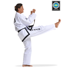 CEINTURE NOIRE DOBOK APPROUVÉE ITF (CÔTELÉE) 2