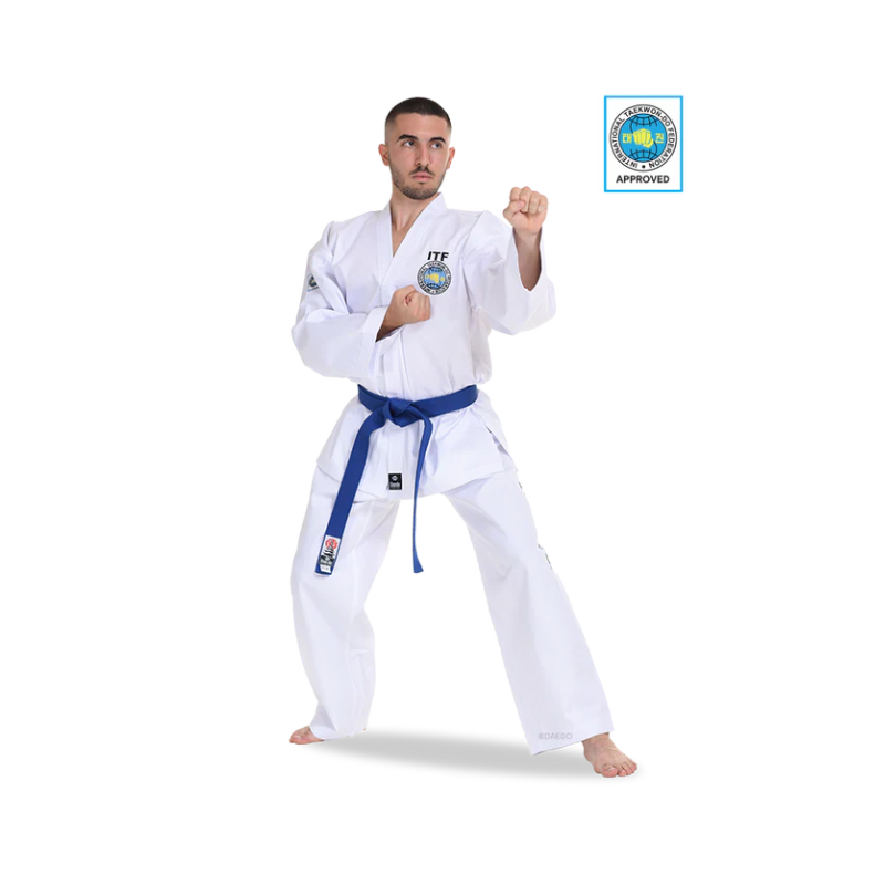 ITF-goedgekeurde dobok voor kleurbanden