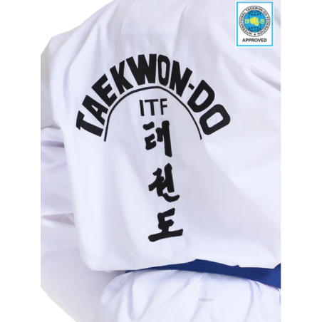 ITF-goedgekeurde dobok voor kleurbanden