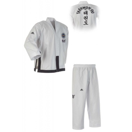 ADIDAS ITF ZWARTE BAND CHAMPION Dobok