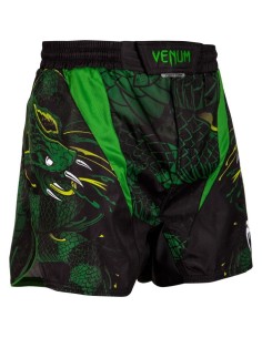 Venum Green Viper fightshorts - zwart / groen