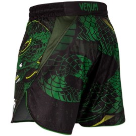 Venum Green Viper fightshorts - zwart / groen 2