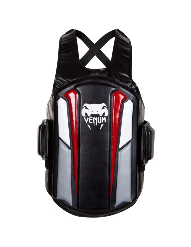 Plastron de protection Venum "Elite" - Noir/Blanc/Rouge
