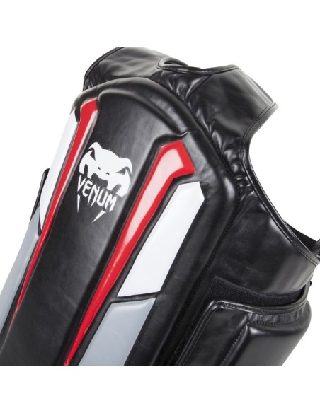 Plastron de protection Venum "Elite" - Noir/Blanc/Rouge