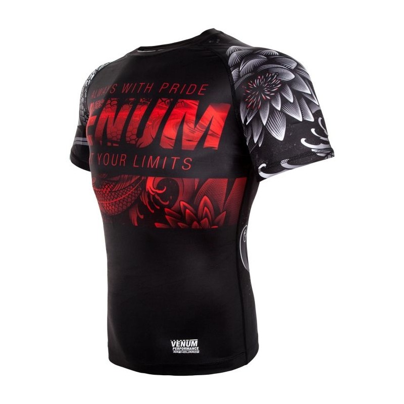 Rashguard Venum Koi 2.0 - Manches courtes - Noir/Blanc
