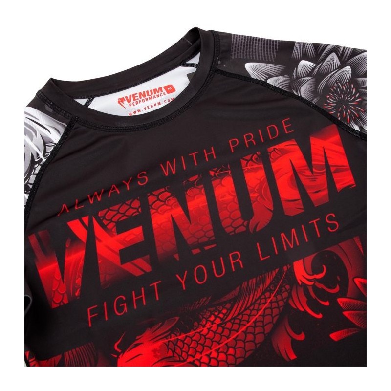 Rashguard Venum Koi 2.0 - Manches courtes - Noir/Blanc