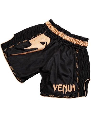 Short Muay Thai Venum Giant - Noir/Doré
