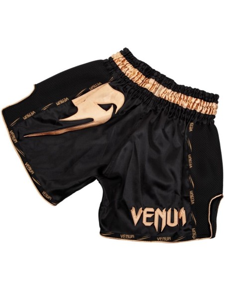 Short Muay Thai Venum Giant - Noir/Doré