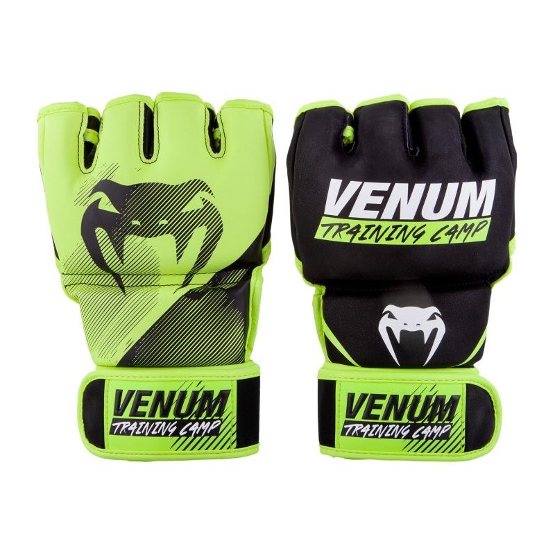 Gants de MMA Venum Training Camp 2.0 - Noir/Jaune Fluo